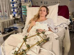 Lindsay Vonn ataca ‘odiadores’ em sua cama de hospital depois que uma mulher de 41 anos foi ‘egoísta’ ao conquistar a vaga olímpica antes de uma terrível fratura na perna