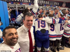 Furioso Trump ‘bate em Kash Patel por comemorar suas Olimpíadas bebendo cerveja com heróis do hóquei no gelo’