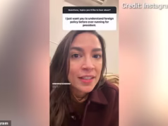 AOC rebate críticas sobre discurso em Munique enquanto noivo ronca ao fundo