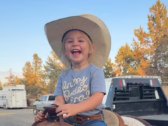 Filha de estrela do rodeio, de 3 anos, morre após ser esmagada por roda de cavalo na frente da mãe.