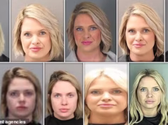 Golpe peculiar na cidade, cometido por uma linda dona de uma boutique cujos lábios crescem a cada foto de rosto