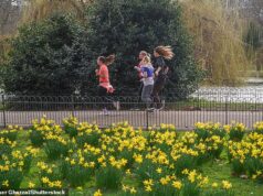 O dia mais quente do ano na Grã-Bretanha até agora, com temperaturas de 18ºC e sol glorioso, oferece o primeiro sabor da primavera – mas não durará muito.