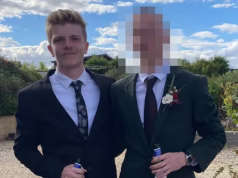 Entre as vidas limpas do rico estudante particular Gerard Andrews, 29, e da tradie ‘educada e civilizada’ Danielle Stevens, 24, acusada de sequestrar e assassinar o avô inocente Chris Bagzarian