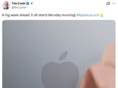 Tim Cook deu uma dica importante de que a Apple lançará uma série de novos produtos na próxima semana – incluindo um MacBook Pro com tela sensível ao toque.