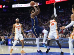 Relatório completo de lesões sobre Joel Embiid, Sixers vs. Hawks em casa