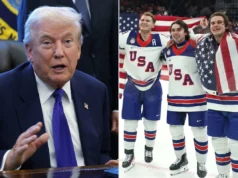 Trump diz ao time masculino de hóquei dos EUA que sofrerá impeachment se não convidar o time feminino vencedor para a Casa Branca