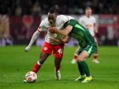 Empate de 2 a 2 com o Wolfsburg na Bundesliga mantém vivas as esperanças do Leipzig na Liga dos Campeões