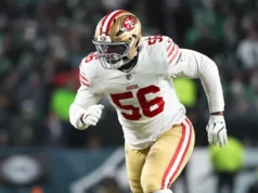 49ers DL Keion White se recuperando após torção no tornozelo no evento pós-Super Bowl em SF, diz a equipe