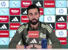 O técnico do Real Madrid, Alvaro Arbeloa, tem como alvo o Barcelona – “o maior escândalo da história do futebol espanhol”