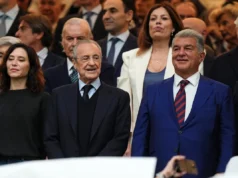 Real Madrid de olho na nova história de Luis Figo do astro do Barcelona Florentino Perez