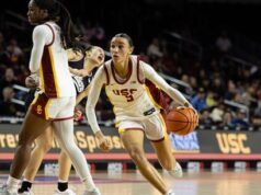USC conquistou sua quinta vitória consecutiva com um jogo físico contra o Indiana Hoosiers