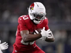 Arizona Cardinals RB Bam Knight 2026 Perfil fora de temporada