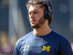 Marlin Klein, de Michigan, na verdade correu 40 mais rápido que Colston Loveland