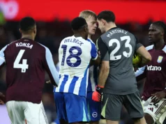 Martinez e Mattsen obtêm 7,5 | Jogadores do Aston Villa avaliados para vitória por pouco contra Brighton