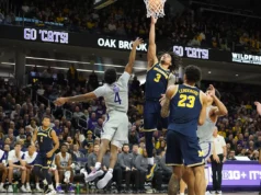 Michigan evita desastre e explode tarde para vitória por 87-75 sobre Northwestern