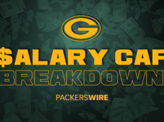 Aqui está um gráfico útil de teto salarial para os Packers durante a entressafra de 2026