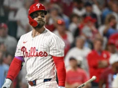 Bryce Harper ficou chocado quando os executivos do Phillies disseram que ele não era mais da elite