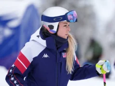 Lindsay Vonn está esquiando com uma lesão no ligamento cruzado anterior. Pode ser o ponto da dor. | opinião