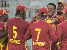 A Escócia perdeu para as Índias Ocidentais na partida de abertura da Copa do Mundo T20