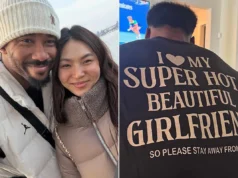 Miles Garrett mostra seu amor pela ‘namorada super gostosa e linda’ Khloe Kim em plena exibição com uma camisa hilariante