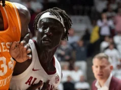Cinco jogadores listados para o jogo de basquete Tennessee-Alabama