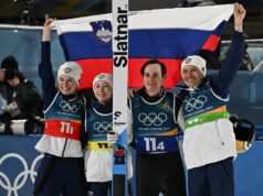 A Eslovénia, depois de mais três dias de espera, finalmente teve a sua festa olímpica de saltos de esqui