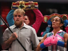 Amanda Serrano diz que Jake Paul estava ‘errado’ ao chamar Bad Bunny de ‘Fake American’ durante o show do intervalo do Super Bowl