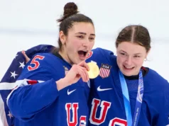 Megan Keller, da equipe dos EUA, compartilha onde ela acha que ‘a conversa deveria ser’ após as vitórias no hóquei olímpico masculino e feminino (EXCLUSIVO)