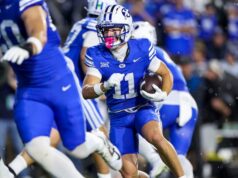 O receptor da BYU, Parker Kingston, foi libertado sob fiança de US$ 10 mil e fiança de US$ 100 mil em caso de estupro