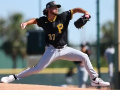 O Pirates colocou o jovem arremessador promissor na lista de lesionados de 60 dias