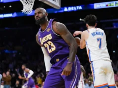 LeBron James ficará de fora do Lakers x Spurs, tirando-o da consideração pela 22ª homenagem da NBA