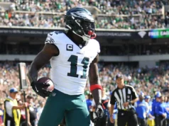 Broncos ligados ao comércio de grande sucesso dos Eagles WR AJ Brown