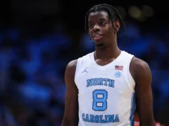 Caleb Wilson, do Tarheels, está afastado por tempo indeterminado com a mão esquerda quebrada