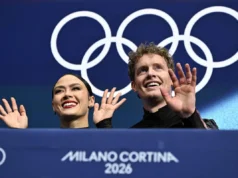 Madison Chalk e Evan Bates perdem na dança no gelo e conquistam a medalha de prata