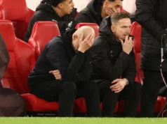 Slott criticou a forma como o Liverpool lidou com o jogo do Man City