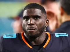 Tyreek Hill agradece Miami e promete que “as chitas voltarão”