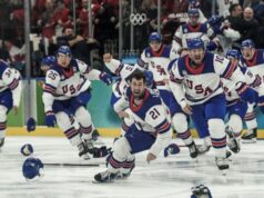 Os EUA venceram o Canadá no OT pelo primeiro ouro olímpico de hóquei masculino em 46 anos