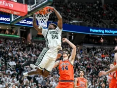 Destaques: Ralis de basquete da MSU para vitória emocionante no OT contra o 5º colocado em Illinois