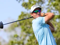 O golfista Andrea Pavon foi hospitalizado após cair em um poço de elevador na África do Sul