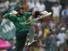 PAK vs NAM: O século impressionante de Sahebzada Farhan leva o Paquistão ao Super 8; Spinners caíram em 102 corridas contra a Namíbia