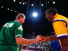 Hoje na história do Boston Celtics: Bird 3x dobra contra Lakers; 35 vs. Pierce pelo clipe; IT empatou o recorde de jogo de 20 pontos