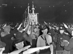 Em 20 de fevereiro, milhares de pessoas participaram de um comício pró-nazista no Madison Square Garden.