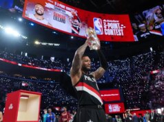 Damian Lillard, de Oakland, faz chover e conquista o terceiro título de competição de 3 pontos da NBA – The Mercury News