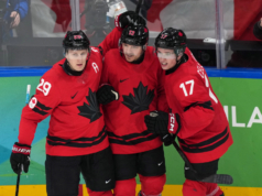 Canadá perdeu para a Finlândia nos Jogos Cortina de Milão, McLean Celebrini