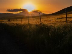 Tendência de aquecimento à medida que a tempestade final passa