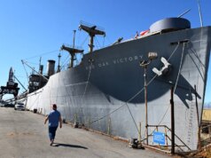 Com o financiamento da realocação em questão, o futuro do histórico navio Richmond é incerto