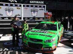 Em 17 de fevereiro, Danica Patrick conquistou a pole Daytona 500
