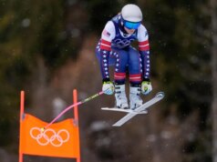 A estrela olímpica dos EUA Lindsay Vonn teve outro milagre aos 41 anos