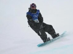 Chloe Kim fica aquém da terceira turfa olímpica no half pipe feminino