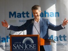 Mahan elogia o progresso no discurso do estado da cidade de San Jose, de olho no gabinete do governador da Califórnia